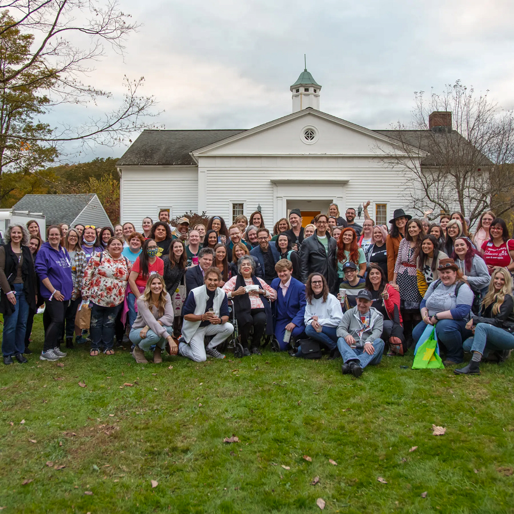 Group photo of members in the community