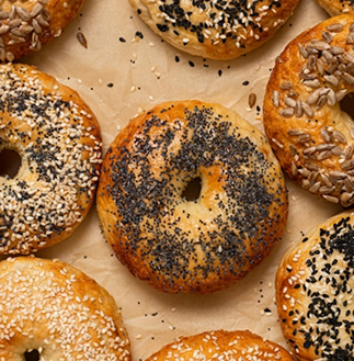 bagels all seasoned differently